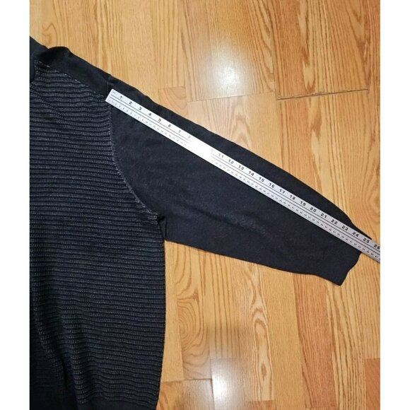 Tommy Bahama Seaport Half-Zip Sweater Men's 4XL Gray Preppy Academia University - Picture 5 of 7